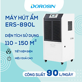 Mua Máy hút ẩm công nghiệp Dorosin ERS-890LS- công suất 90 lít/ ngày - diện tích dùng 110-150m2 - HÀNG NHẬP KHẨU CHÍNH HÃNG