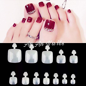 Móng up chân chuẩn form dạng gói 600 móng , đồ nail giá rẻ