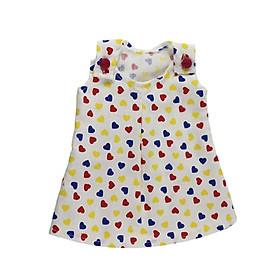 Colorful Hearts Print Skirt Dress for 18'' American Doll Our Generation Doll