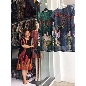 Đầm Suông Voan 2 lớp BIG SIZE cao cấp (Từ 55kg đến 70kg)Số 5