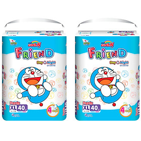 Combo 2 gói tã Quần Goon Friend XL40 (12-17Kg)