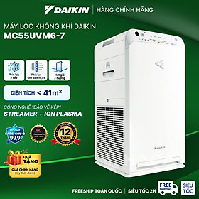 Mua Máy Lọc Không Khí DAIKIN MC40UVM6-7 Phòng   31m2 Công nghệ HEPA + Streamer - Hàng Chính Hãng DAIKIN
