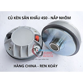 GIÁ 1 CHIẾC - CỦ TREBLE 450 NẮP NHÔM XÁM REN XOÁY - LOA TREBLE 450 - CỦ KÈN SÂN KHẤU