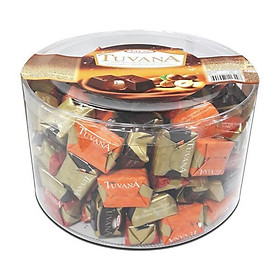Sô cô la hạt phỉ hình vuông Tayas - 1000g/ lọ (thay thế bơ ca cao)
