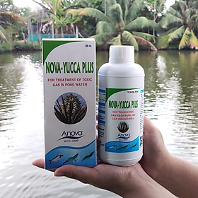 Nova Yucca Plus hấp thu khí độc, làm sạch nước ao, cấp cứu cá, tôm nổi đầu