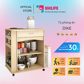 Mua Tủ nhà bếp gia đình bằng gỗ MDF kết cấu chắc chắn SMLIFE Dike