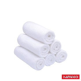 Khăn mặt HANVICO màu trắng 34x34