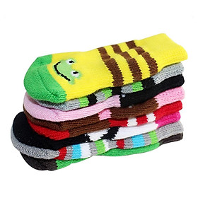 2-4pack Set 4 Anti-slip Pet Dog Socks Shoes Boots Warm Cotton Socks Paw