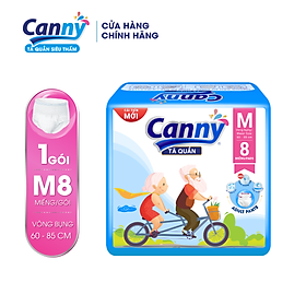 Tã Quần Người Lớn Canny Siêu Thấm Size M8 (8 miếng)