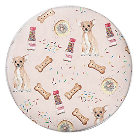 Gối Ôm Tròn Chó Bánh Khúc Xương Và Donut - GOHT036