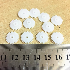 Mua Bánh răng nhựa 24 răng lỗ trục 1.9mm dùng để chế tạo đồ chơi  giá bán 1 bánh răng