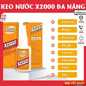 Mua Keo Nước Hồ Dán Đa Năng X2000 Siêu Dính Keo Dán Đa Năng Dán Gỗ  Dán Giày Dép  Dán Thủy Tính  Dán Nhựa  Dán Gốm Sứ