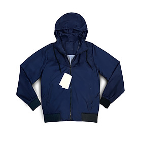 Áo khoác gió nam cao cấp siêu chất, có túi trong và 2 túi ngoài dây kéo, lớp ngoài vải gió CHỐNG NƯỚC, lớp trong nỉ ấm áp, cản gió hiệu quả