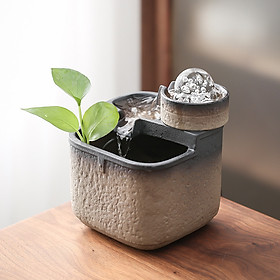 Mua Thác Nước Phong Thủy Ngọc Cối Xoay