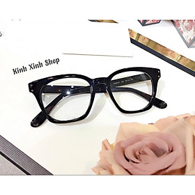 Gọng kính Nam Mắt vuông cao cấp thời trang (ĐEN)