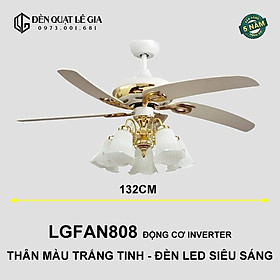 Mua Quạt Trần Tân Cổ Điển LGFAN808 | Quạt Trần Trang Trí Phòng Khách