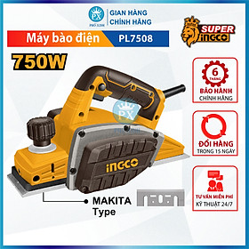 Máy bào gổ điện 750w ingco PL7508 tiện lợi, an toàn hiệu quả dễ dàng tháo lắp dân dụng