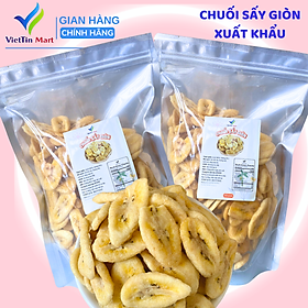 Chuối Sấy Giòn Hàng Xuất Khẩu Viettin Mart 1kg