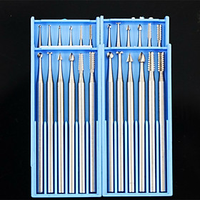 Mua mũi khắc tỉa phay gỗ mini dùng tỉa chi tiết tinh sảo cán 2mm đầu khắc mài 2.35mm