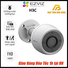Camera ngoài trời EZVIZ H3c 2MP 1080P - Camera Wifi thông minh - Hàng Chính Hãng