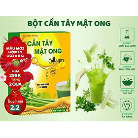 Bột Cần Tây Mật Ong Collagen 100% Tươi Sạch Công Nghệ Sấy Lạnh Hàn Quốc