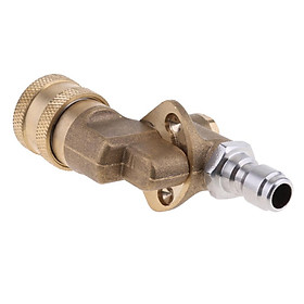 1/4'' Quick Connecting Pivoting Coupler For Pressure Washer Nozzle 120 Deg