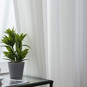Mua Rèm voan trắng họa tiết mũi tên nhiều size