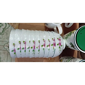 Mua combo 10 bát cơm sứ lohaco hoa