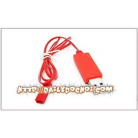 Mua Dây cáp sạc usb điện áp 3.7v chân cắm đỏ jack JST