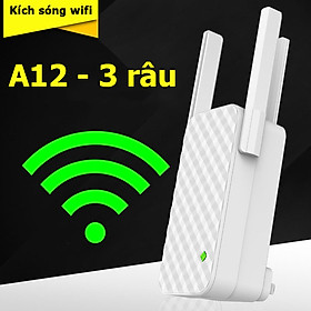 Mua Kích sóng wifi A12 V2 Repeater Wireless 3 râu