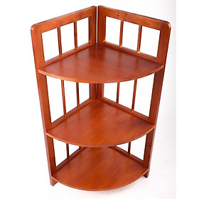 Mua Kệ Góc Tường 3 Tầng Gỗ Tự Nhiên 100%  (Vàng)