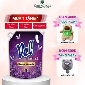 [MUA 1 TẶNG 1] COMBO TÚI NƯỚC XẢ VẢI VEL TÚI 3.6KG/Túi LƯU HƯƠNG NHẸ NHÀNG