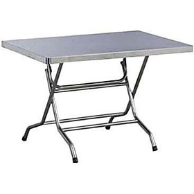 Mua Bàn chữ nhật inox 201 rộng 0 7m dài 1m2 chân cao