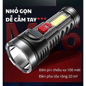 Mua ĐÈN PIN CẦM TAY SIÊU SÁNG 4 CHẾ ĐỘ 3-D7-L1-625