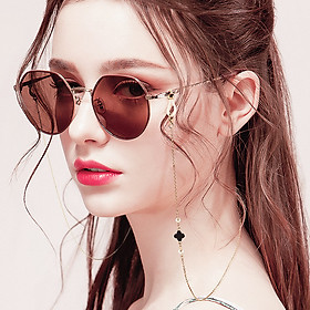 Dây đeo gọng kính chuỗi đeo mắt kiếng cỏ bốn lá may mắn ấn tượng quà tặng cho team 4 mắt idol Hàn Quốc kpop