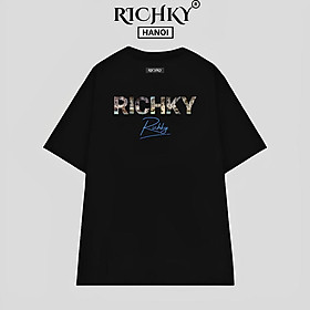 Áo Phông Local Brand Unisex Richky Italian T Shirt - RKP01 - Đen