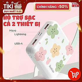 Mua Pin sạc dự phòng Yoobao M4 mini 10000mAh-Li-Polymer - 2 đầu vào 2 đầu ra cho điện thoại máy tính bảng - hàng chính hãng