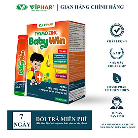 Gói Uống Tăng Sức Đề Kháng Cho Bé ThymozinC Babywin VIPHAR Hộp 20 Gói 10ml