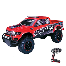 Đồ Chơi MAISTO Xe Điều Khiển Địa Hình Khổng Lồ 28" Ford F150 Svt Raptor Màu Đỏ MT81601/RD