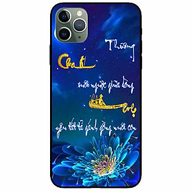 Ốp lưng in cho Iphone 11 Pro Mẫu Thư Pháp Cha Mẹ