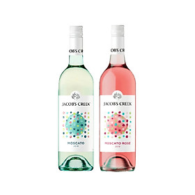 Bộ sản phẩm rượu Jacob's Creek Twin Moscato 750ml - 2 chai