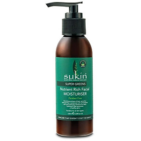 Sukin Super Greens Nutrient Rich Facial Moisturiser 125ml