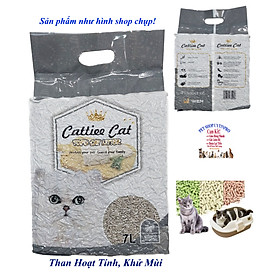 Cát vệ sinh đậu nành cho Mèo Cattiee Cat Tofu cat litter Túi 7L Nguyên