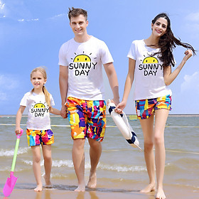 Áo Thun Gia Đình Đi Biển Mẫu Hot MS020