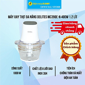 Mua Máy xay thịt đa năng Delites MC390E-N 400W 1.2 lít - Hàng Chính Hãng