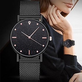 Watch Women Dress Stainless Steel Band Analog Quartz Wristwatch Fashion Luxury Ladies Golden Rose Gold Watch Clock