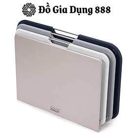 Bộ Thớt Kháng Khuẩn Cao Cấp Joseph Joseph, Chân Chống Trượt, Bộ 4 Thớt Nhựa, KT 30x20cm, Nhập Đức