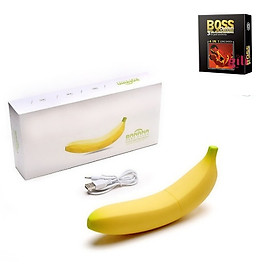 Dụng Cụ Tình Yêu Cho Nữ Giải Tỏa - 7 Chế Độ Rung - Sạc Điện - Silicone Mềm Mại - Tặng Kèm Bao Cao Su Malaysia Boss 4 in 1 (Che Tên Sản Phẩm )