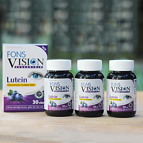 Combo 3 hộp Fons Vision - Viên uống bổ mắt, tăng cường thị lực 30 viên hộp