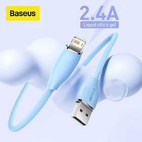 Cáp sạc nhanh cho IPhone Baseus Jelly Liquid Silica Gel Fast Charging 2.4A Data Cable - Hàng chính hãng
